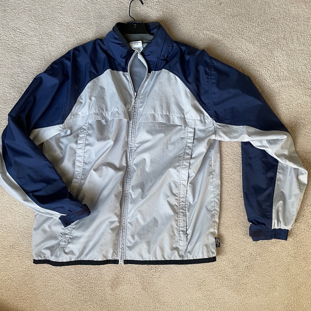 Adidas ClimaShell wind jacket with built in hidden hood.